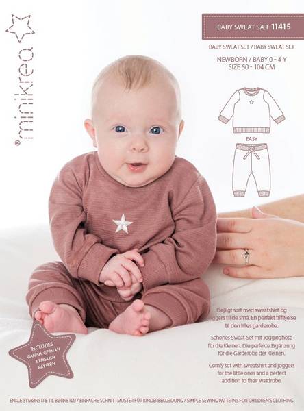 Minikrea 11415- Baby Joggedress str 50-104