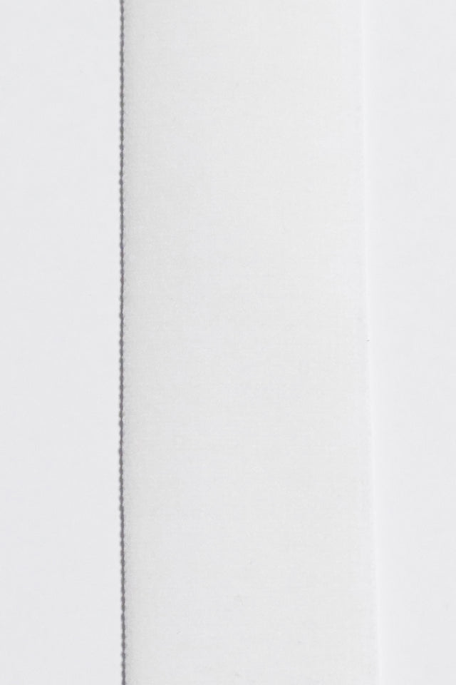 Elastikk metervare - hvit 25 mm