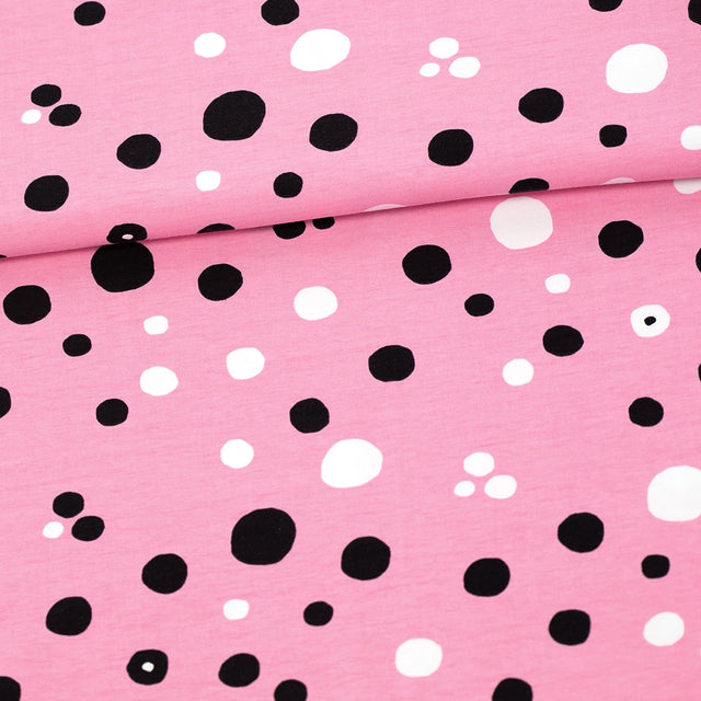 Jersey Dots lus rosa